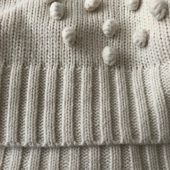 Altar'd State Cream Crew Neck Sweater with Textured Knit - Picture 3 of 7